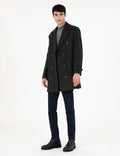 Smoked Slim Fit Cashmere Coat