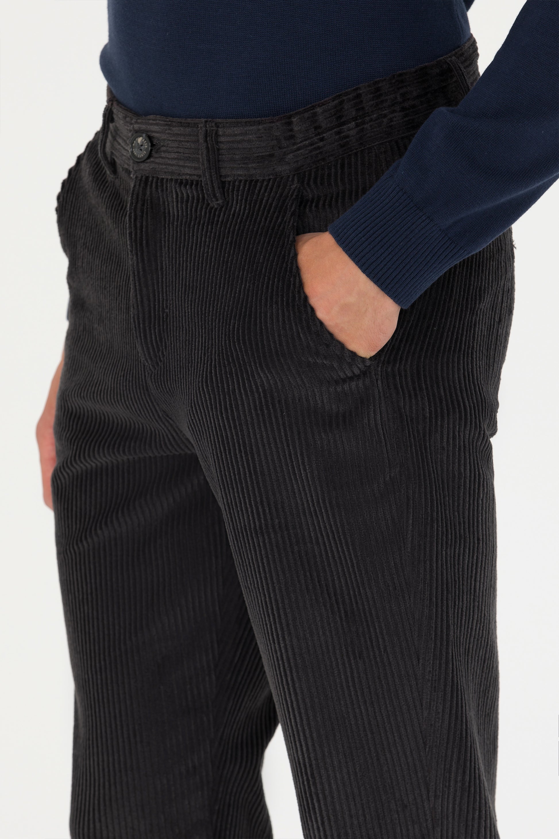 Men's Anthracite Canvas Pants