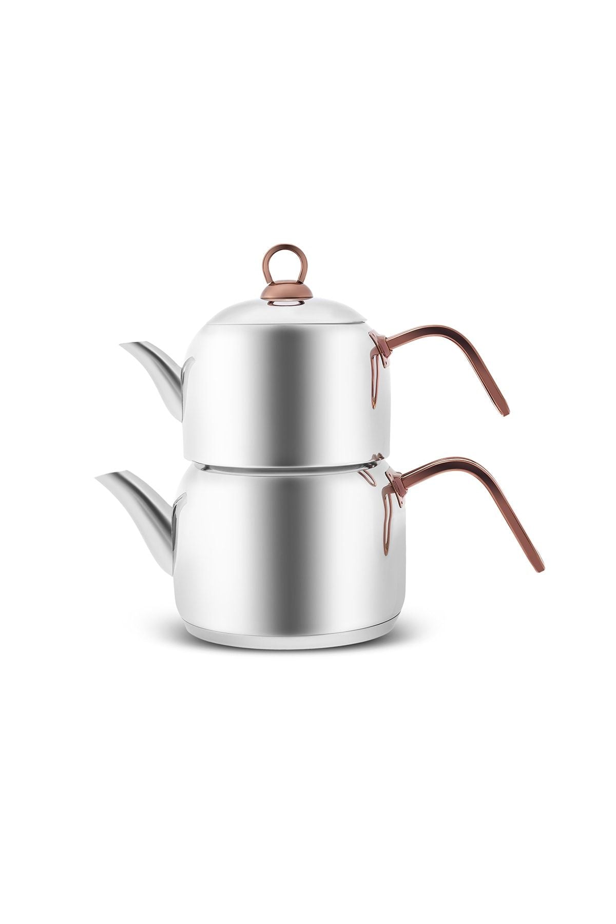 Urban Midi Metal Teapot Set Rosegold