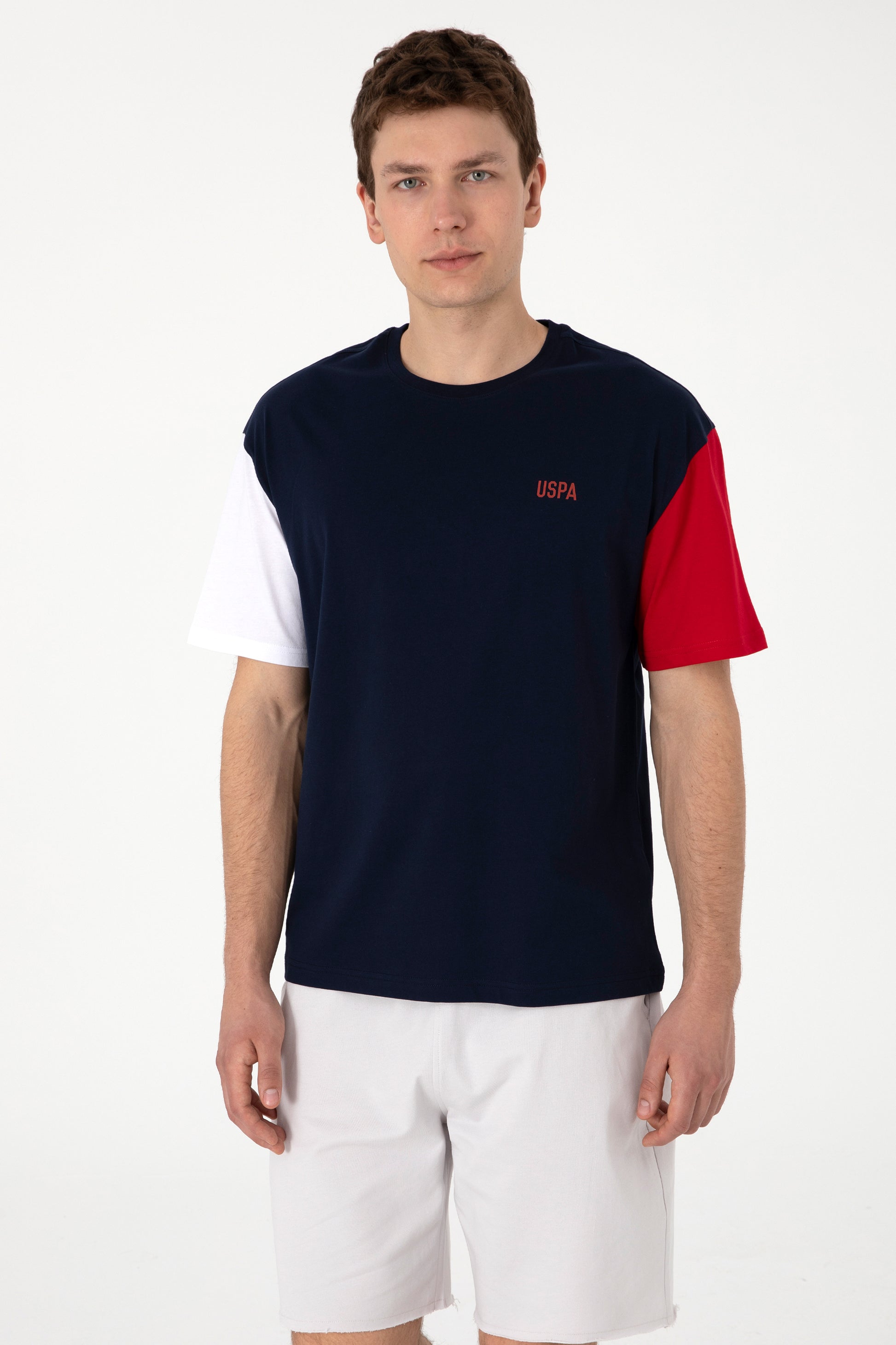 Men's Comfort Fit Crew Neck Navy T-Shirt