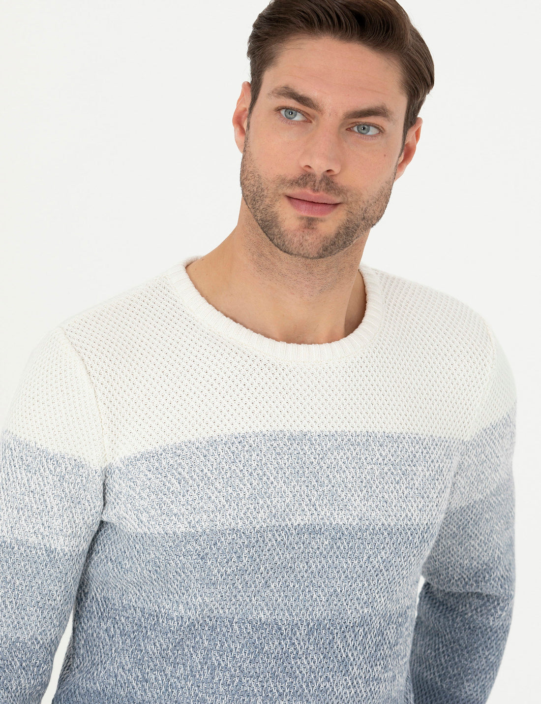 Dark Blue Slim Fit Sweater