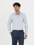 Grey Slim Fit Long Sleeve Shirt