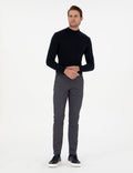 Anthracite Slim Fit Canvas Pants