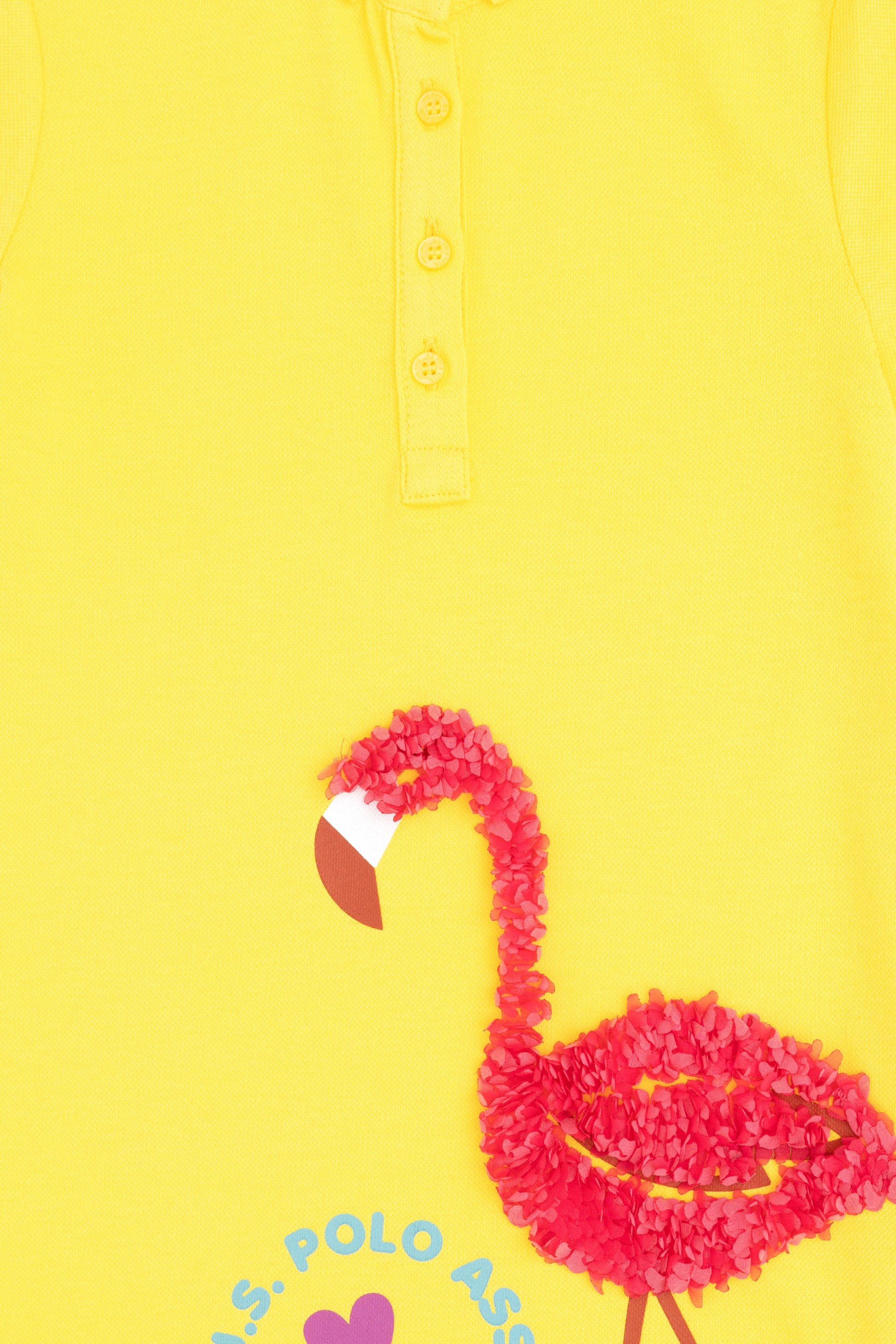 Girl's Yellow Knitted Dress