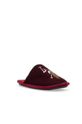 Men's Burgundy House Slipper