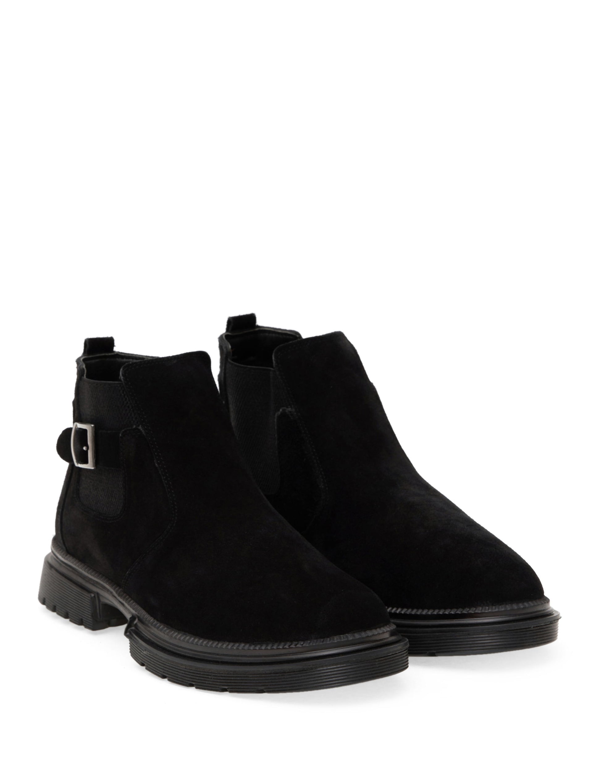 Black 100% Leather Boots