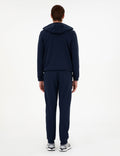 Navy Blue Slim Fit Leg Elastic Tracksuit