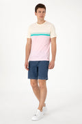 U.S. Polo Assn. - Men's Regular Fit Crew Neck Light Pink T-Shirt