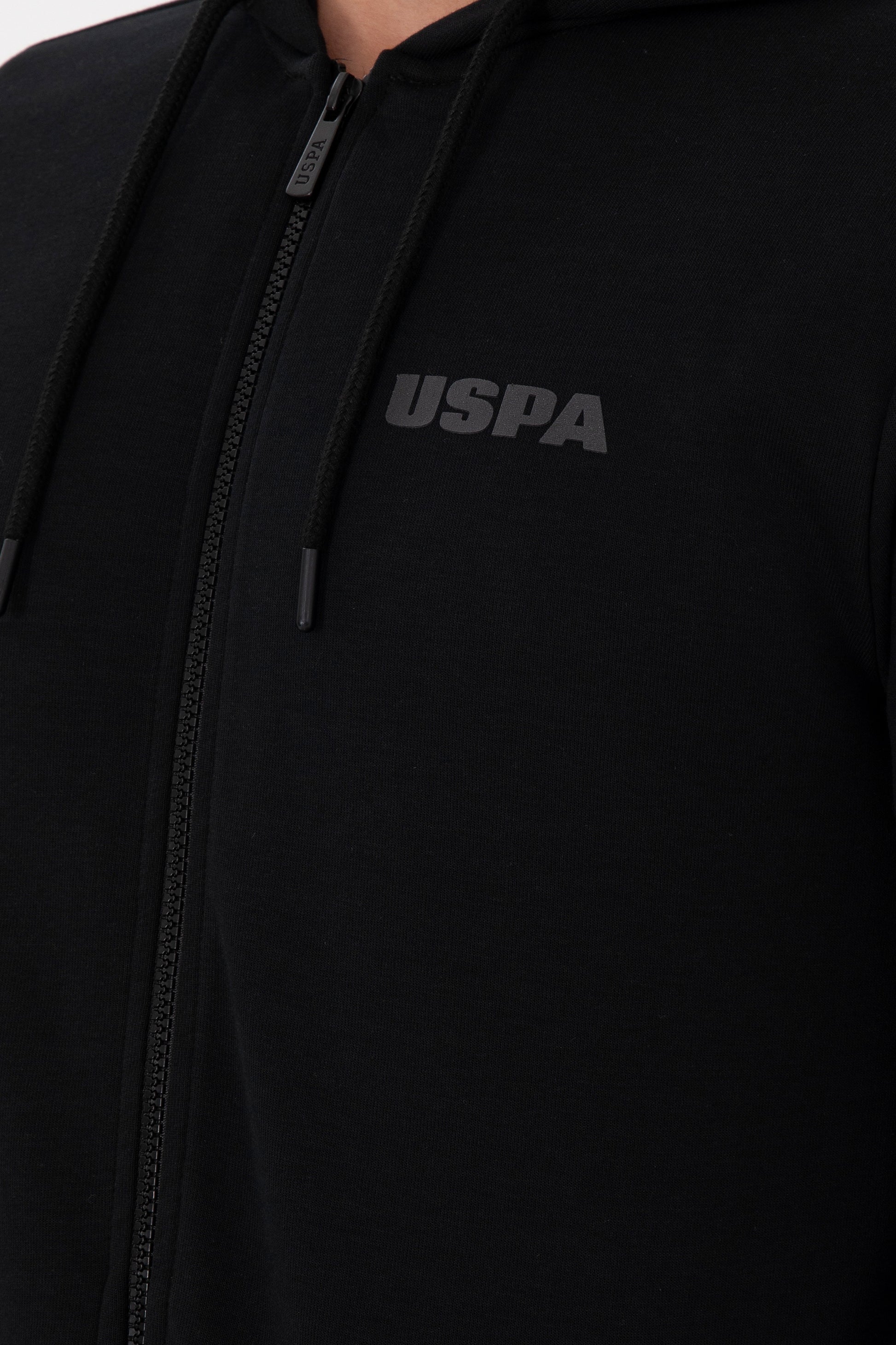 Men's Black Knitted Cardigan