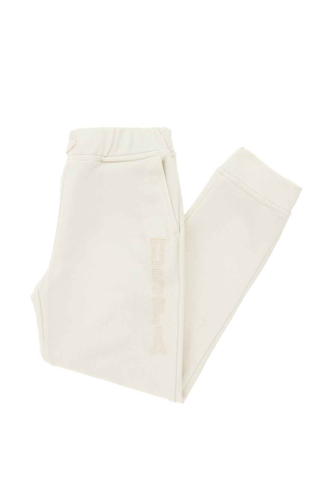 Girls' Cream Sweatpants