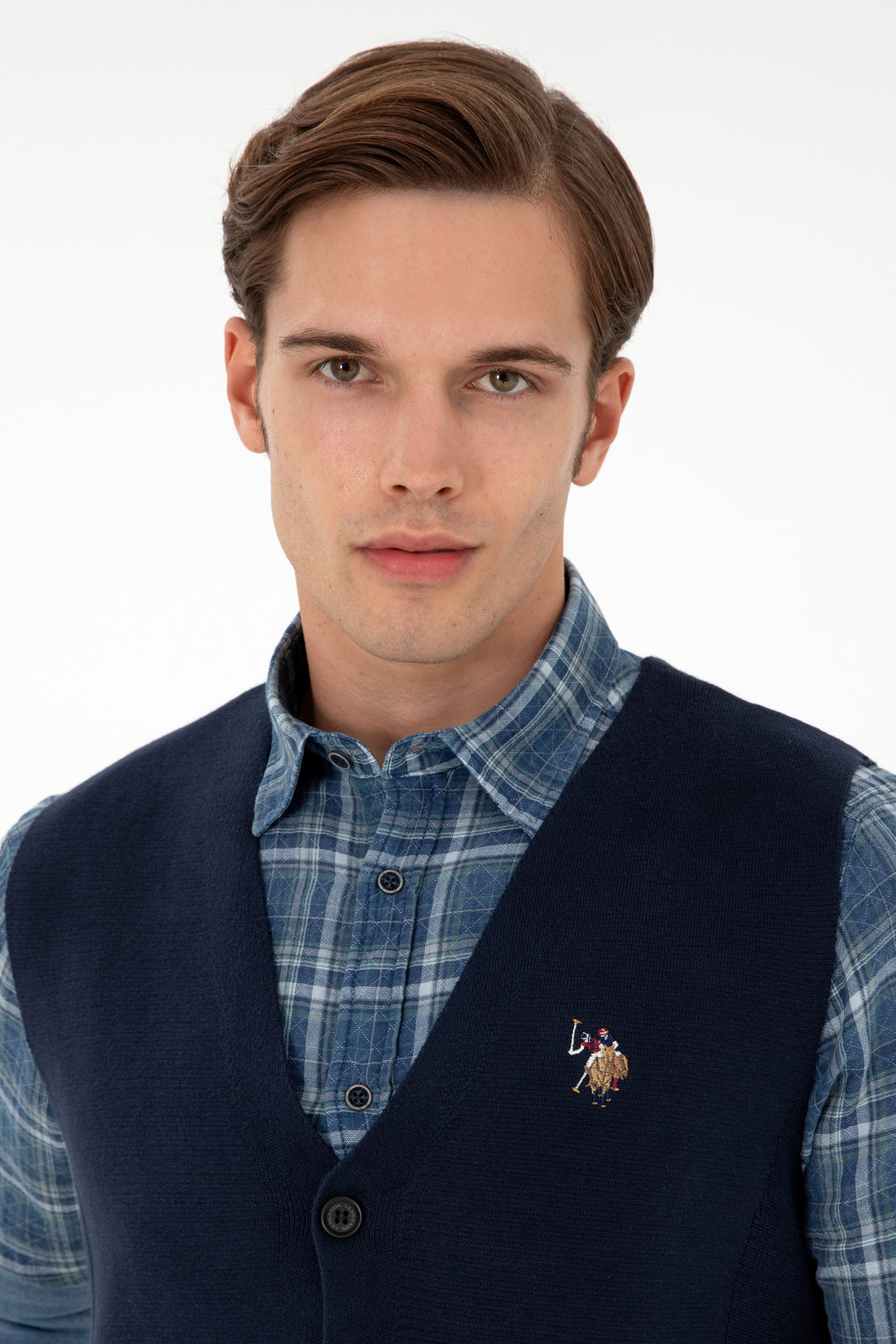 Men's Navy Knitwear Cardigan