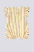 Baby Girl Yellow Ruffle Jumpsuit