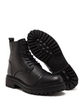 Black 100% Leather Boots