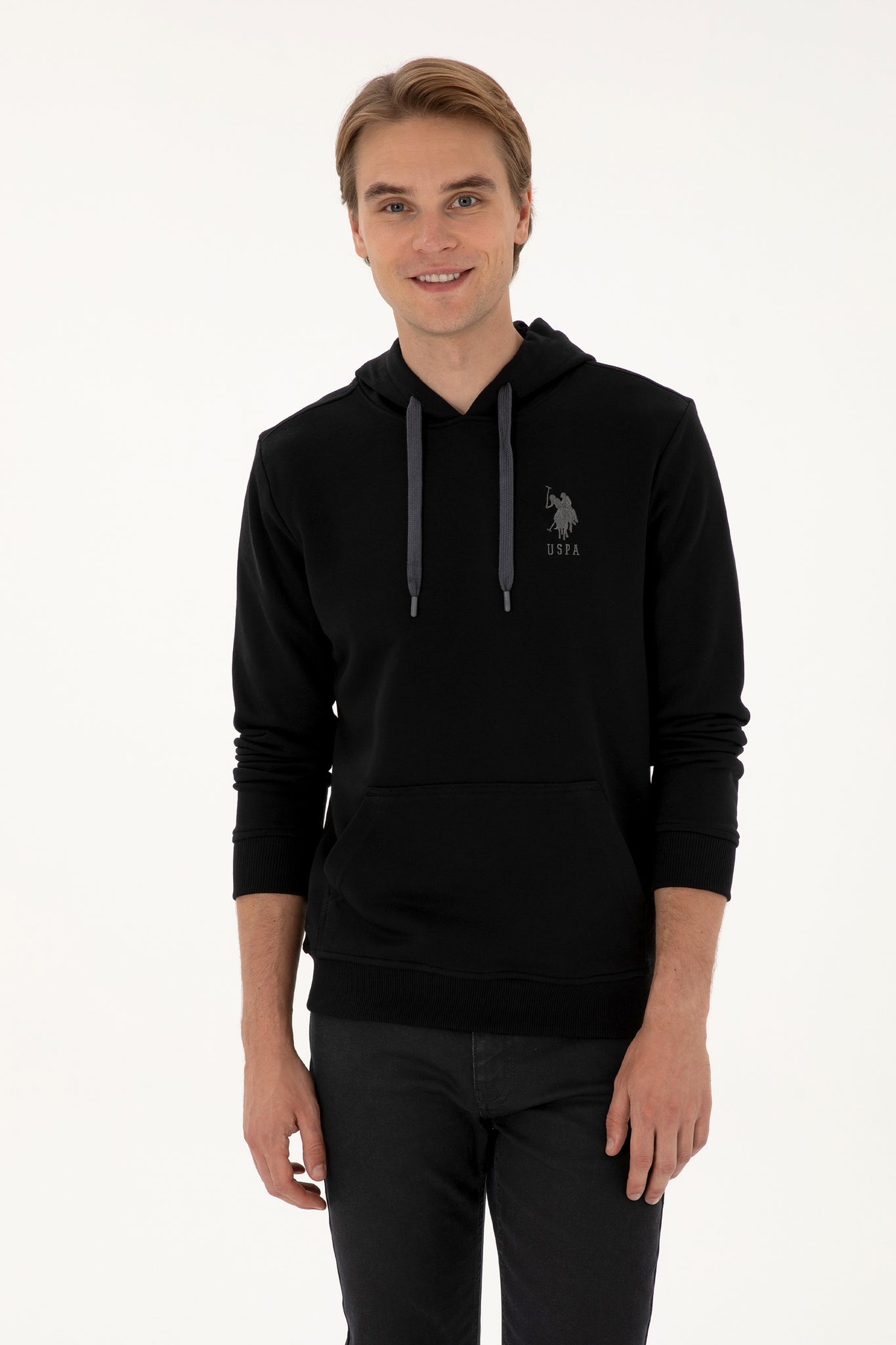 Men's Black Basic Sweatshirt