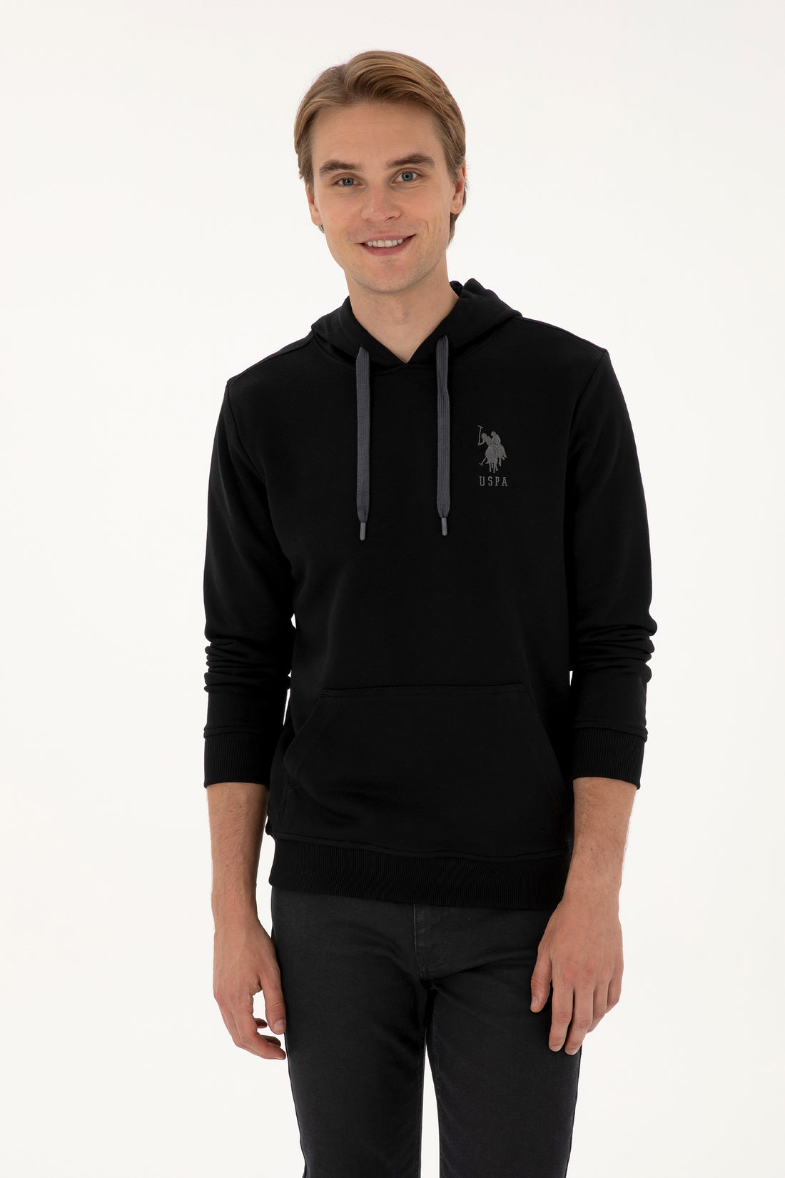 Men's Black Basic Sweatshirt