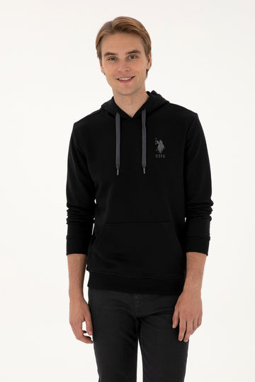 Men's Black Basic Sweatshirt