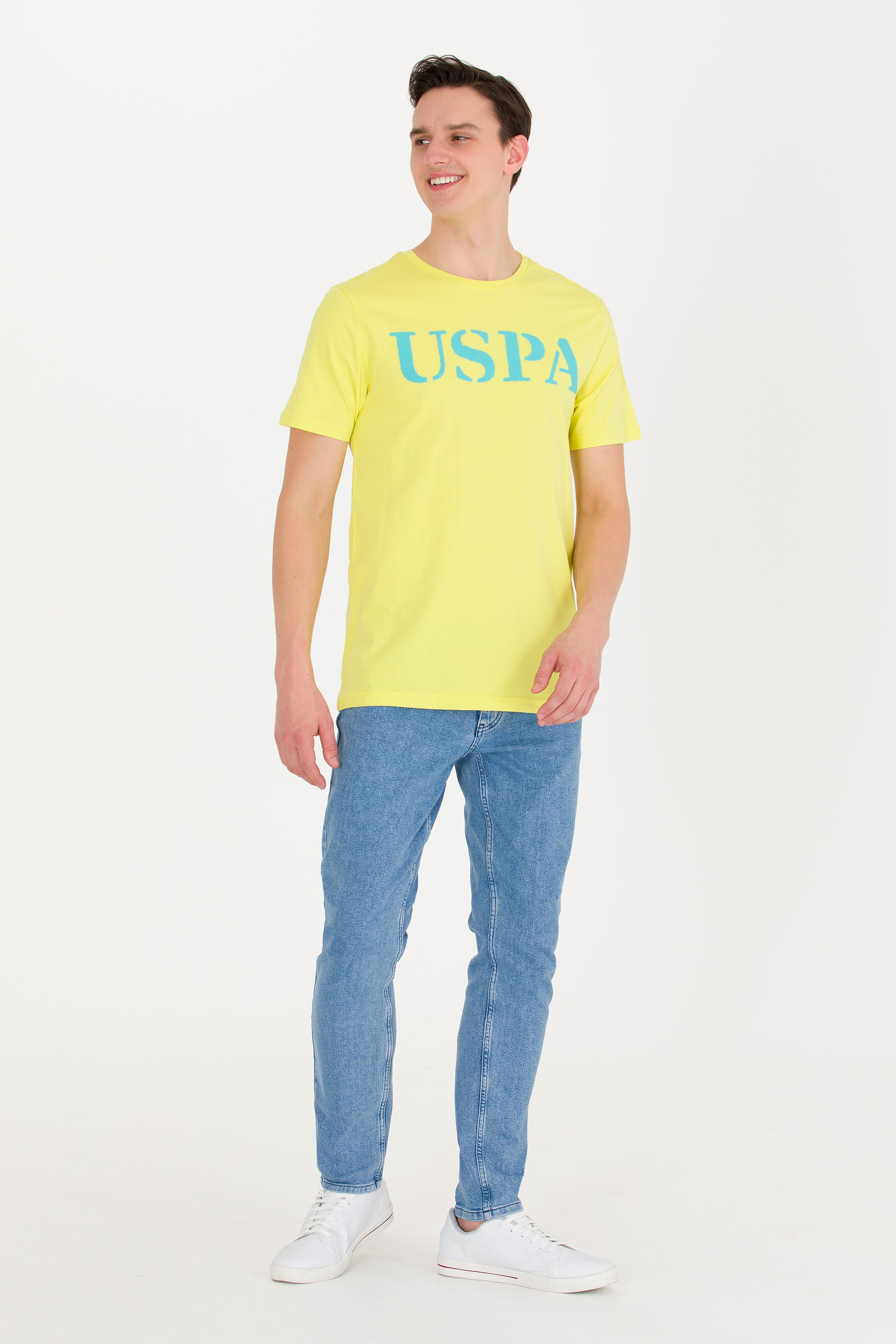 Men's Citron Basic Crew Neck T-Shirt