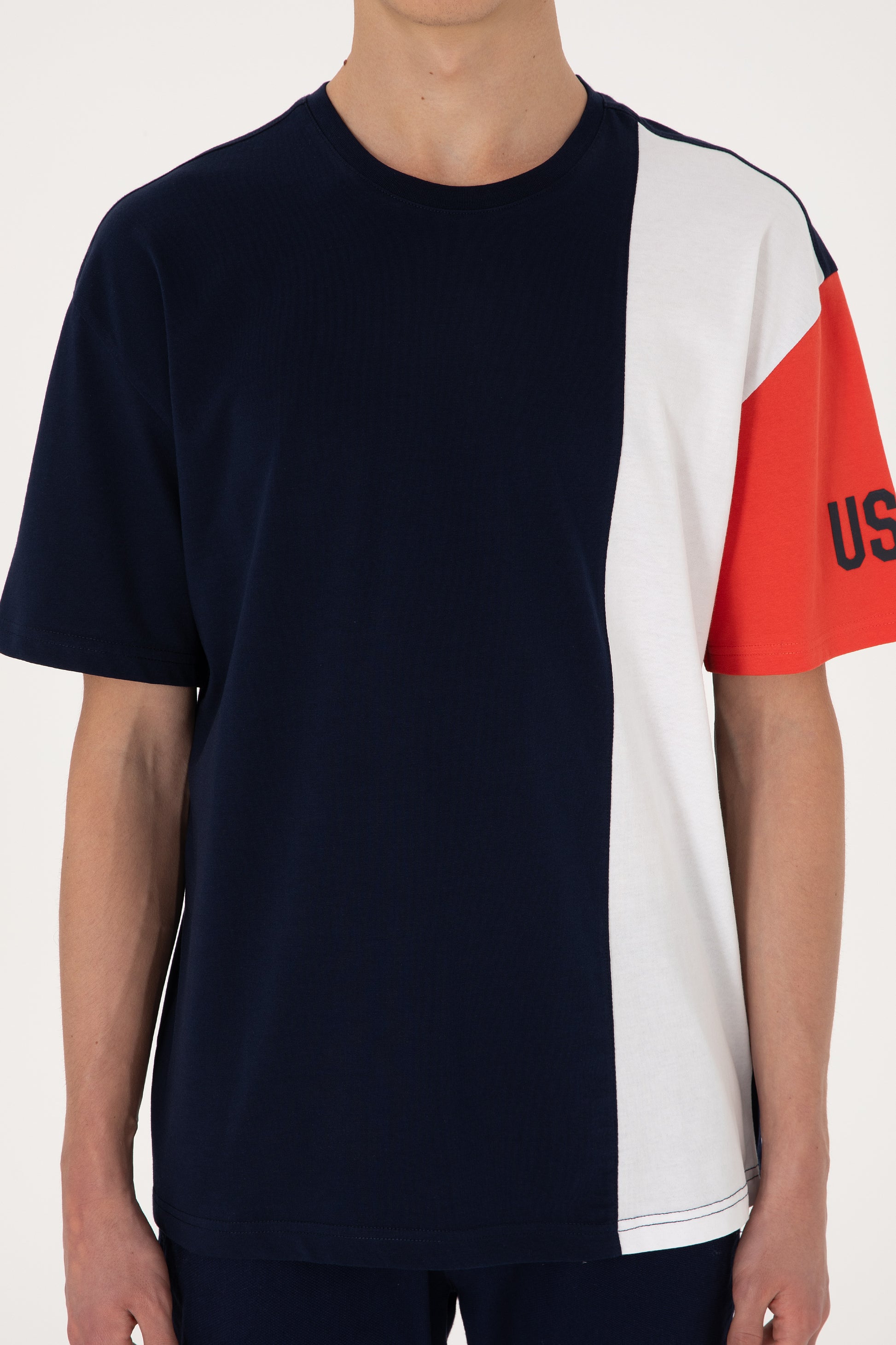Men's Comfort Fit Crew Neck Navy T-Shirt