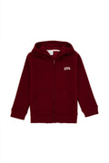 Boy's Burgundy Knitted Cardigan