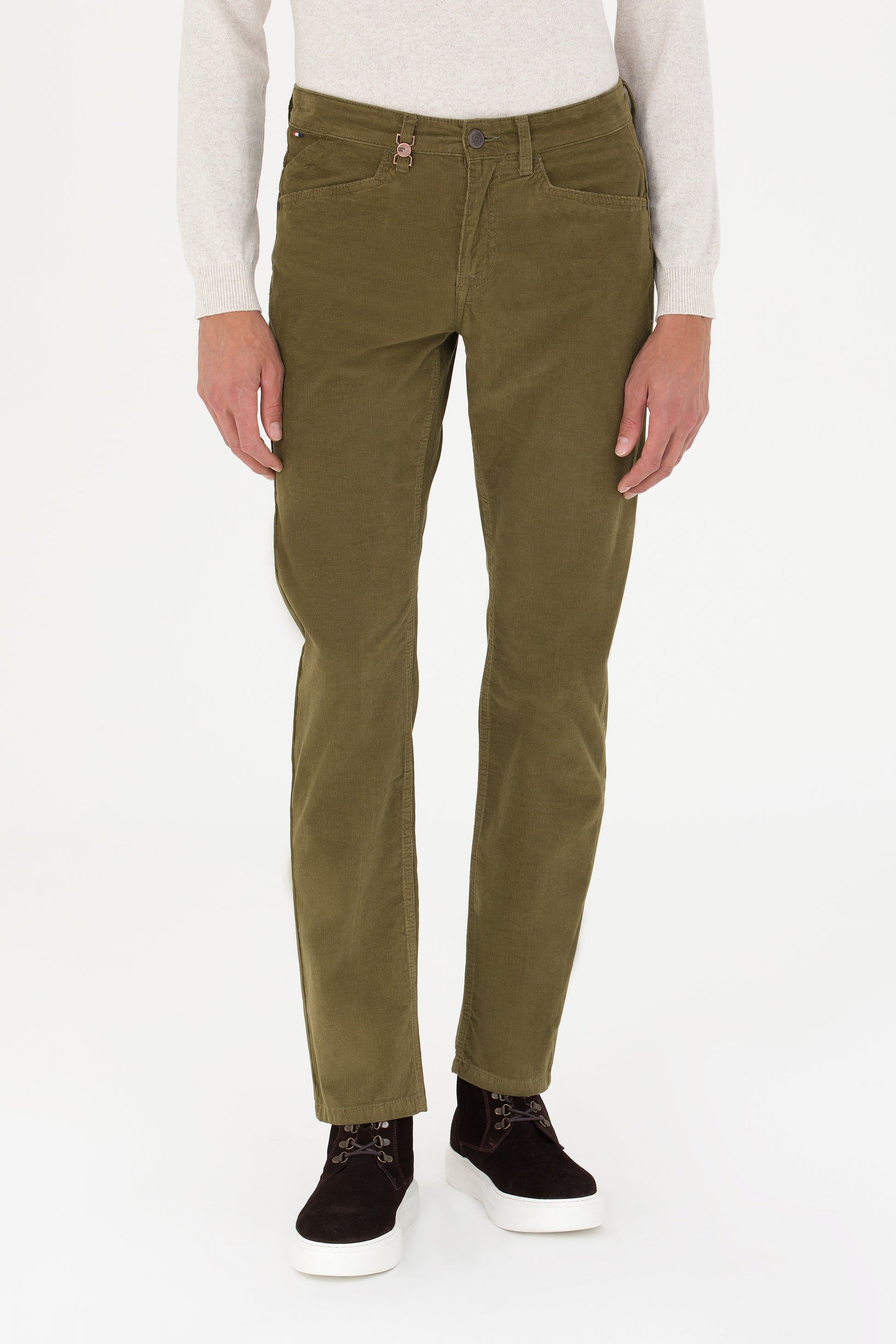 Men's Khaki Canvas Pants