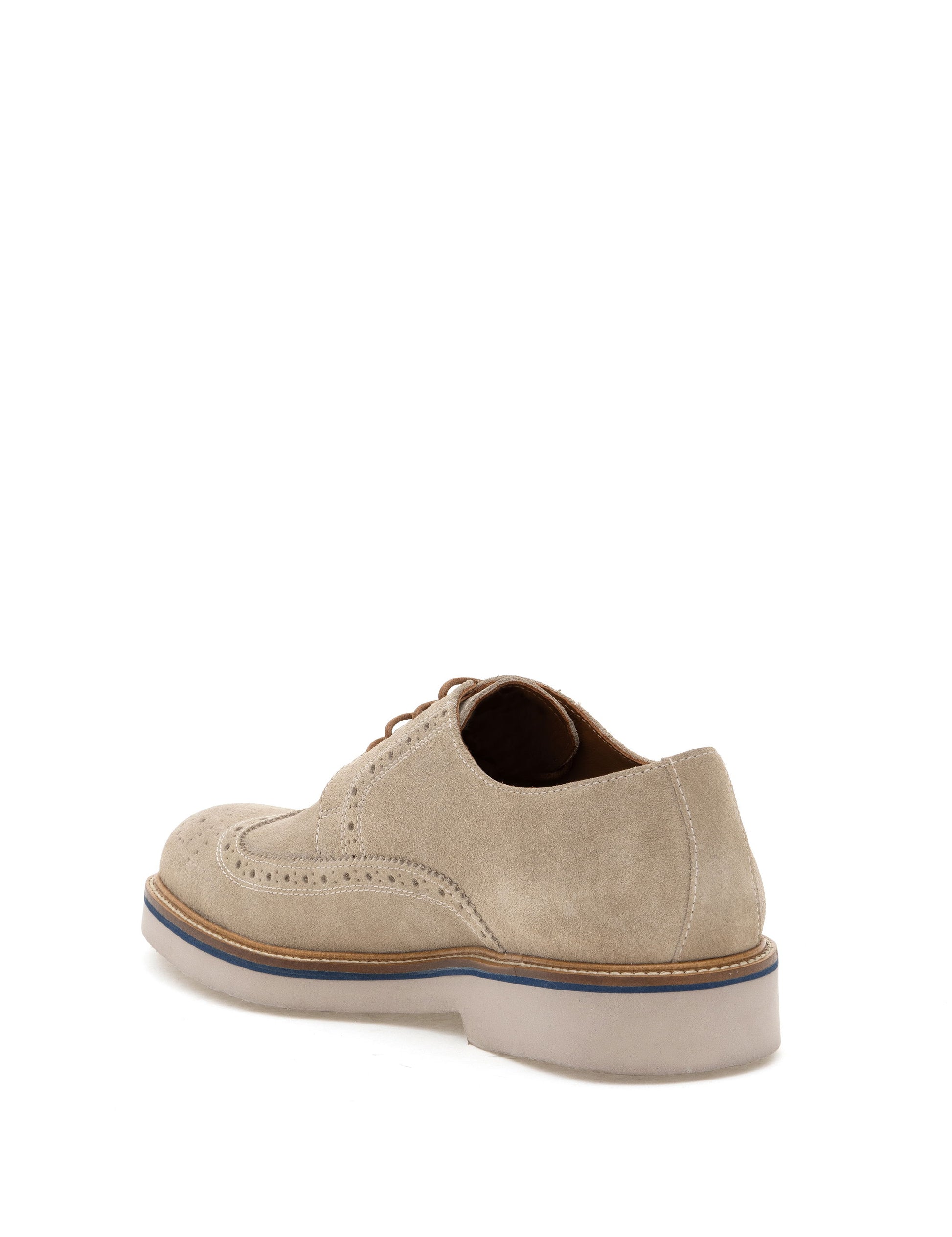 Beige 100% Leather Casual Shoes