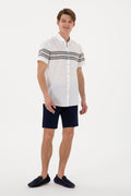 Men's Dark Khaki Short Sleeve Shirt