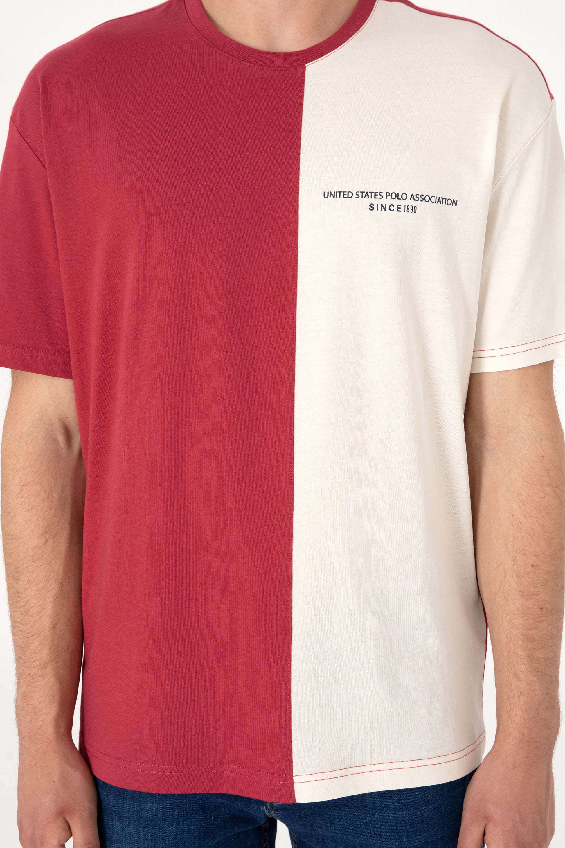 Men's Comfort Fit Crew Neck Cherry T-Shirt