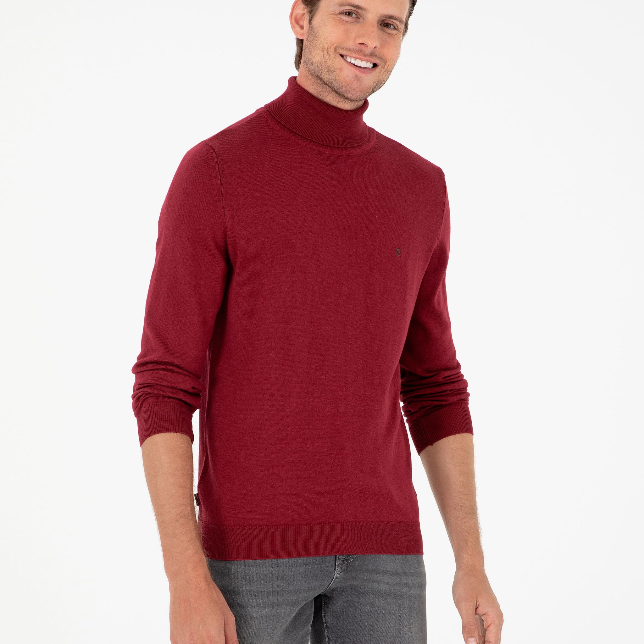 Cherry Slim Fit Turtleneck Basic Knitwear Sweater