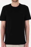 Men's Regular Fit Crew Neck Black Basic T-Shirt
