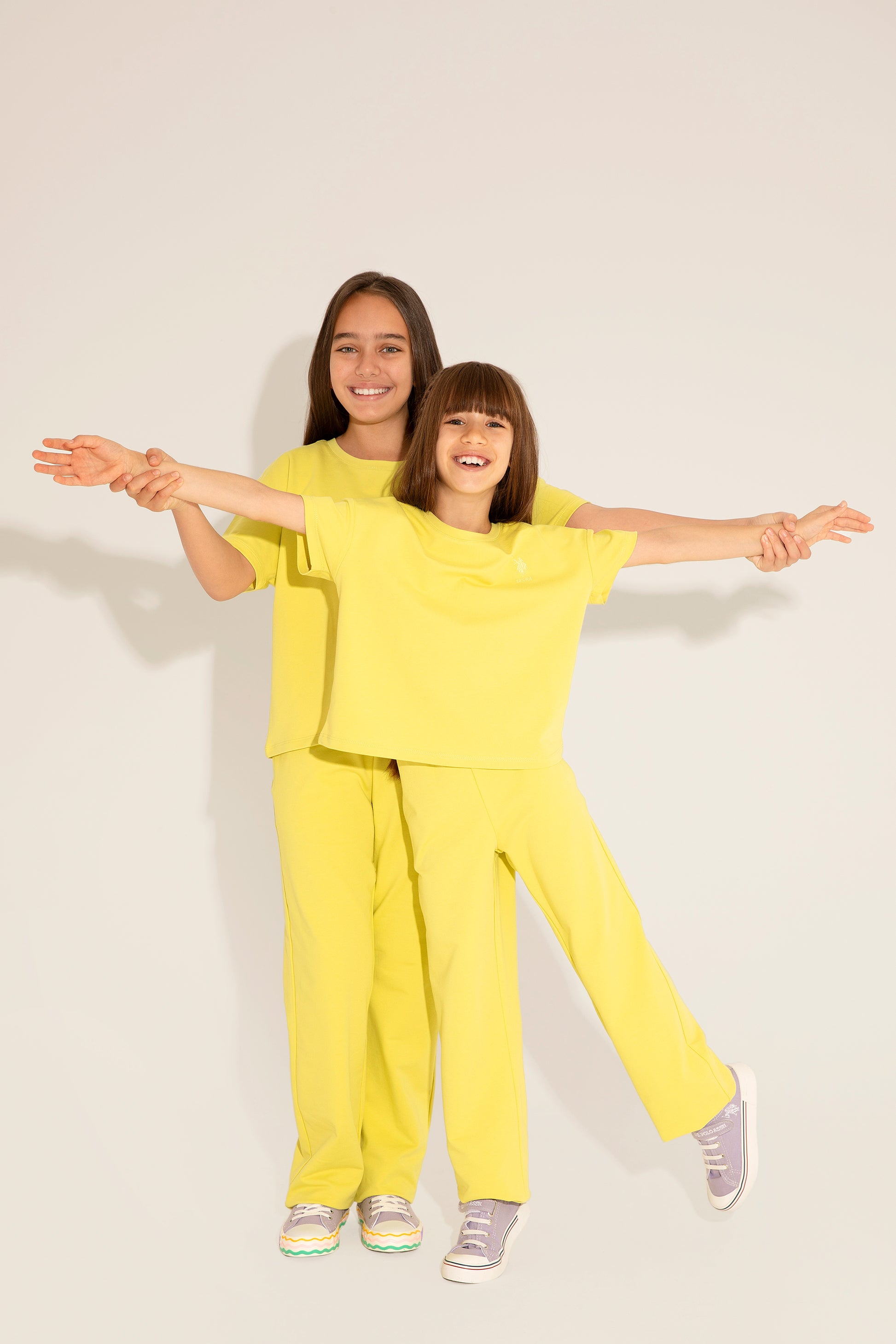 Girl's Peanut Green Sweatpants