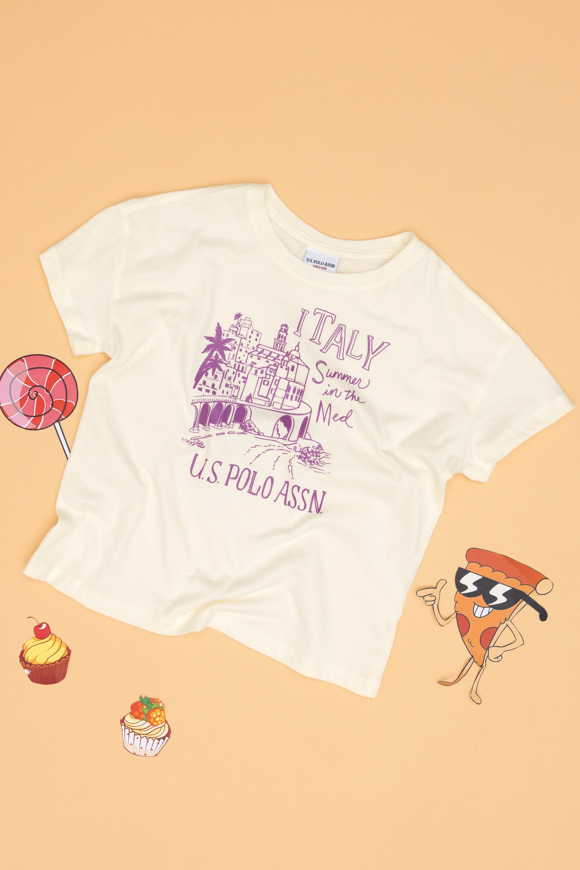 Girl's Cream T-Shirt