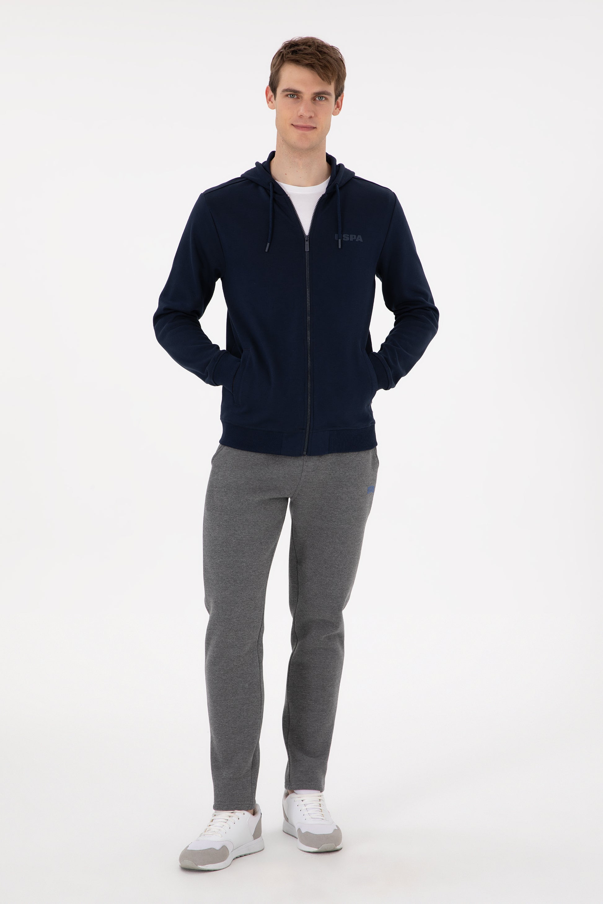 Men's Navy Blue Knitted Cardigan