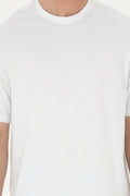 Men's Comfort Fit Crew Neck White T-Shirt