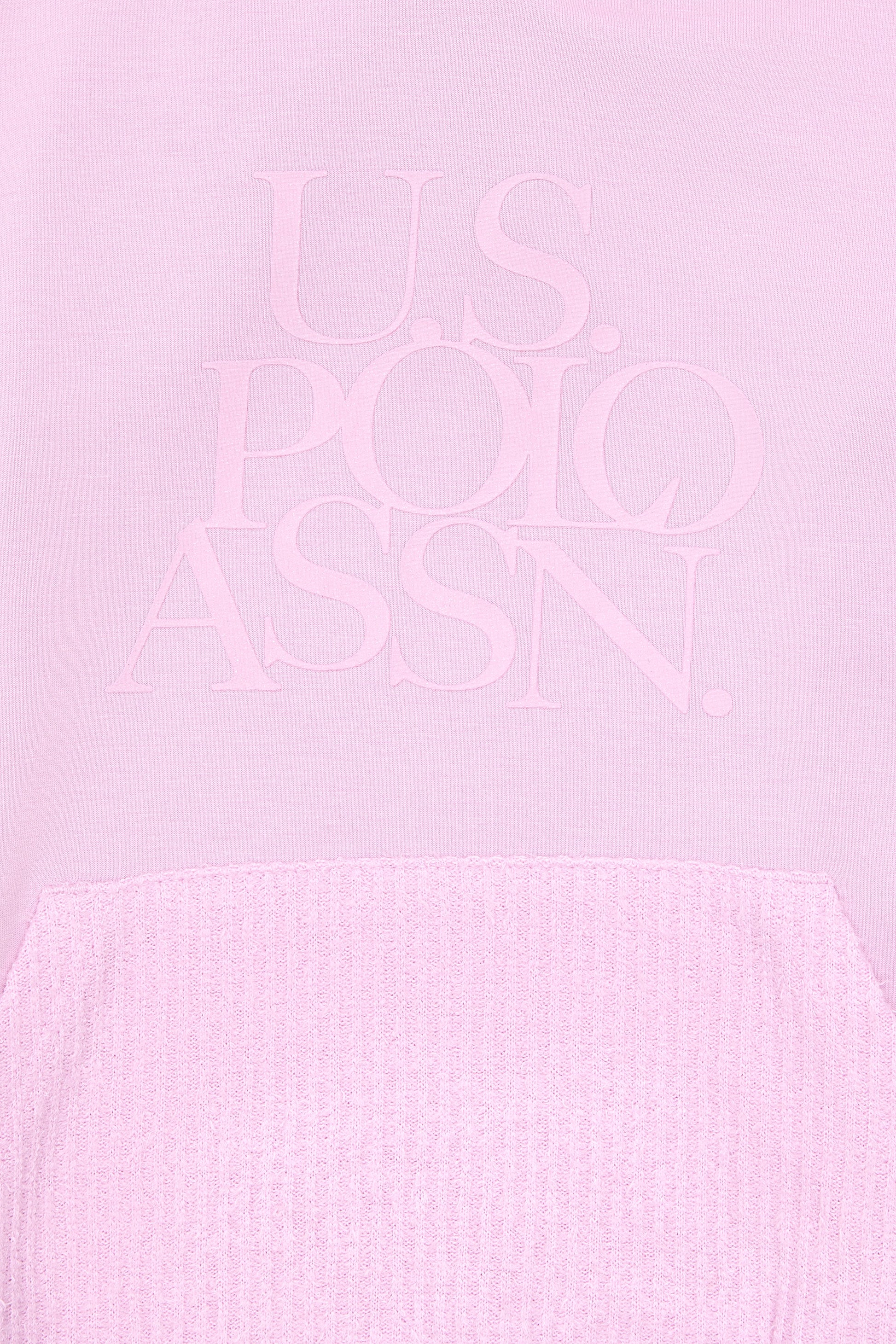 Girls' Pink Hooded Sweatshirt