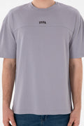 Men's Comfort Fit Crew Neck Grey T-Shirt