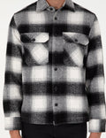 Black Comfort Fit Long Sleeve Lumberjack Shirt