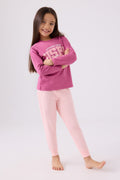 Girl's Purple Pajama Set
