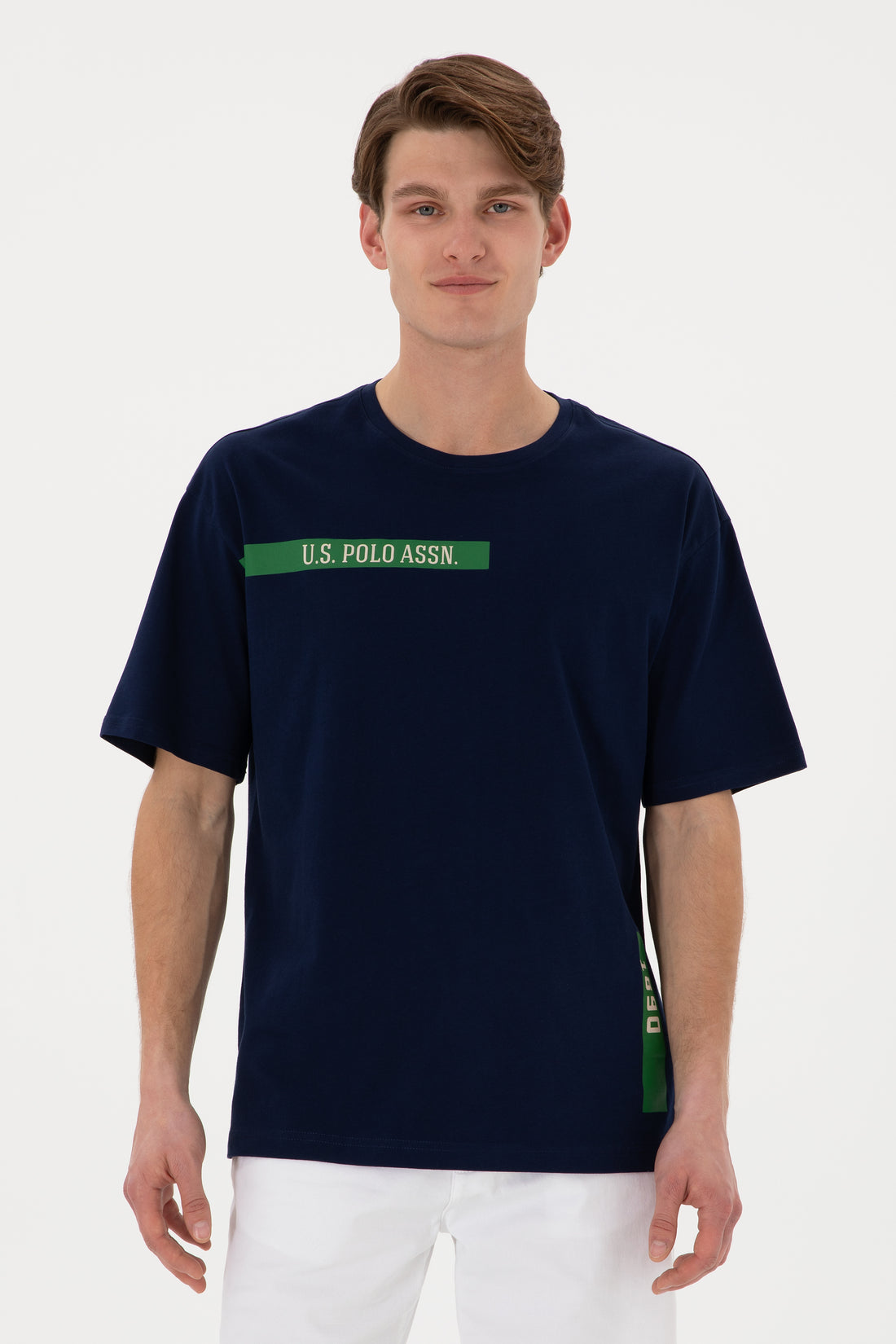 Men's Comfort Fit Crew Neck Navy T-Shirt