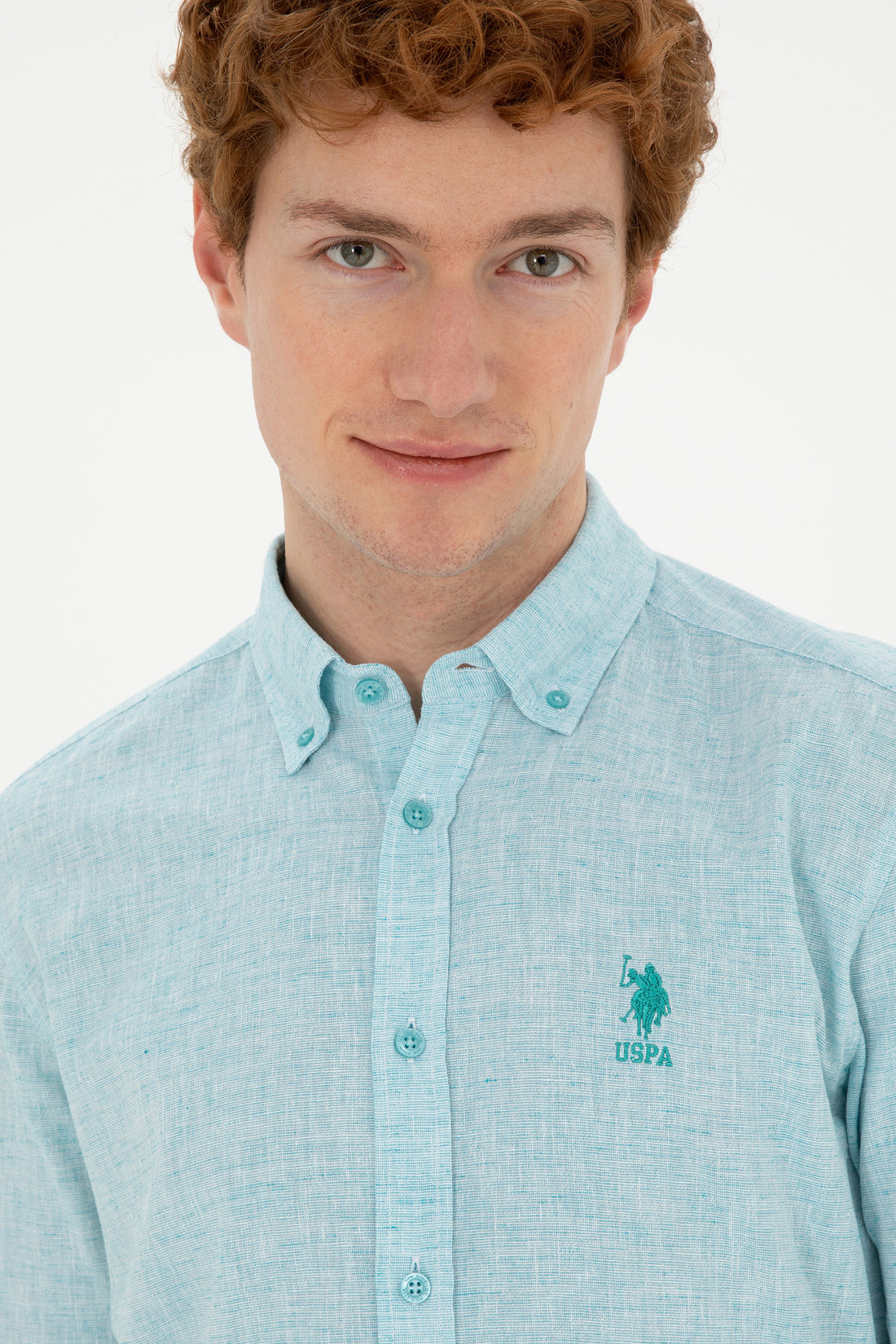 Men's Mint Long Sleeve Shirt