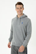 Men's Grey Melange Sweatshirt