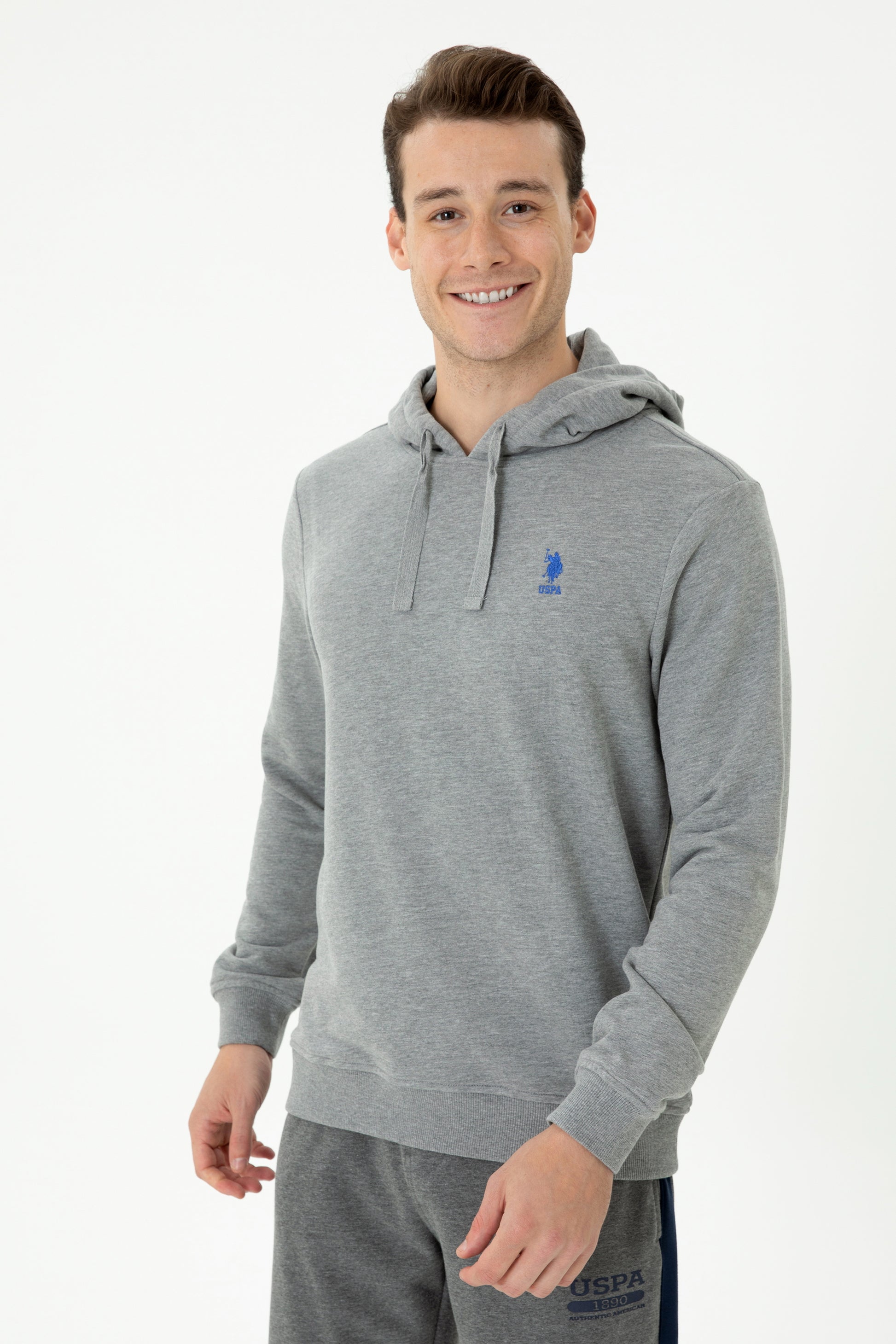 Men's Grey Melange Sweatshirt