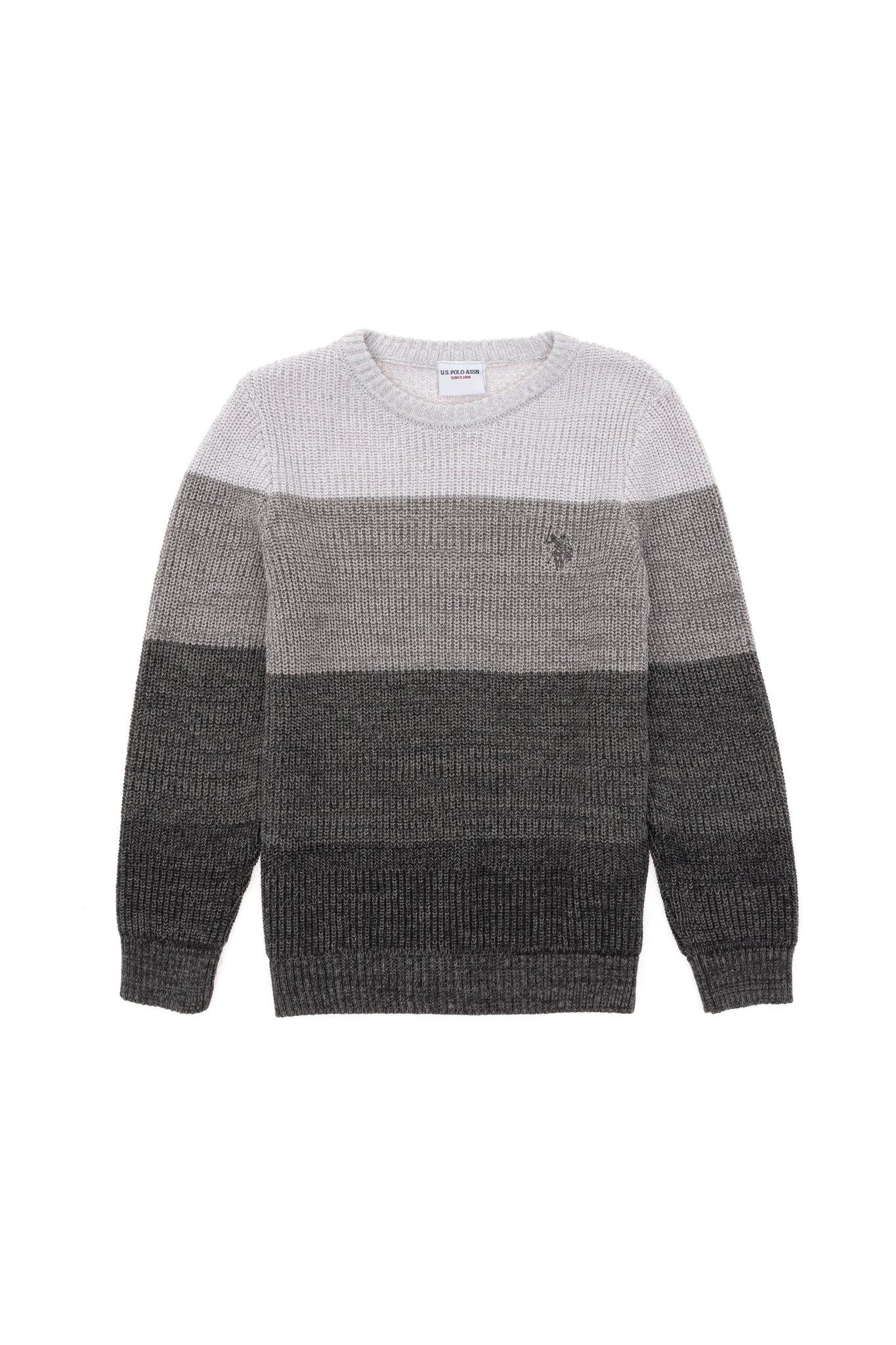Boy's Anthracite Melange Sweater