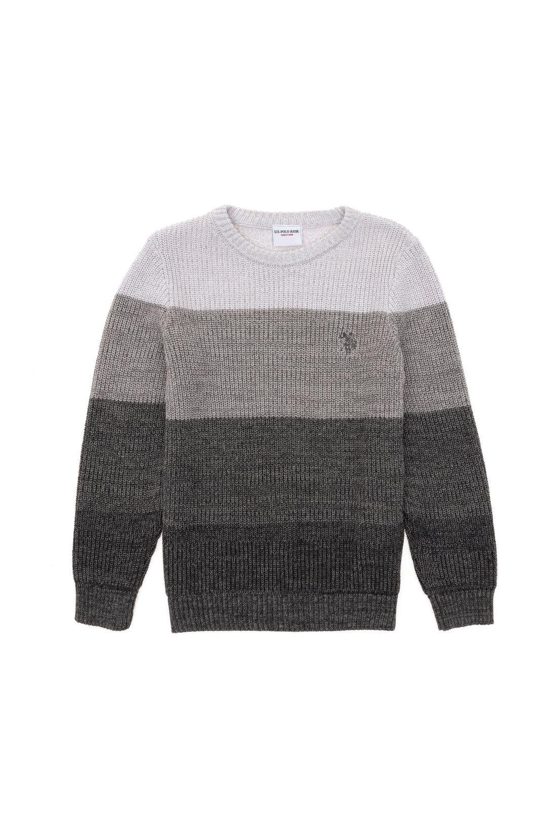 Boy's Anthracite Melange Sweater