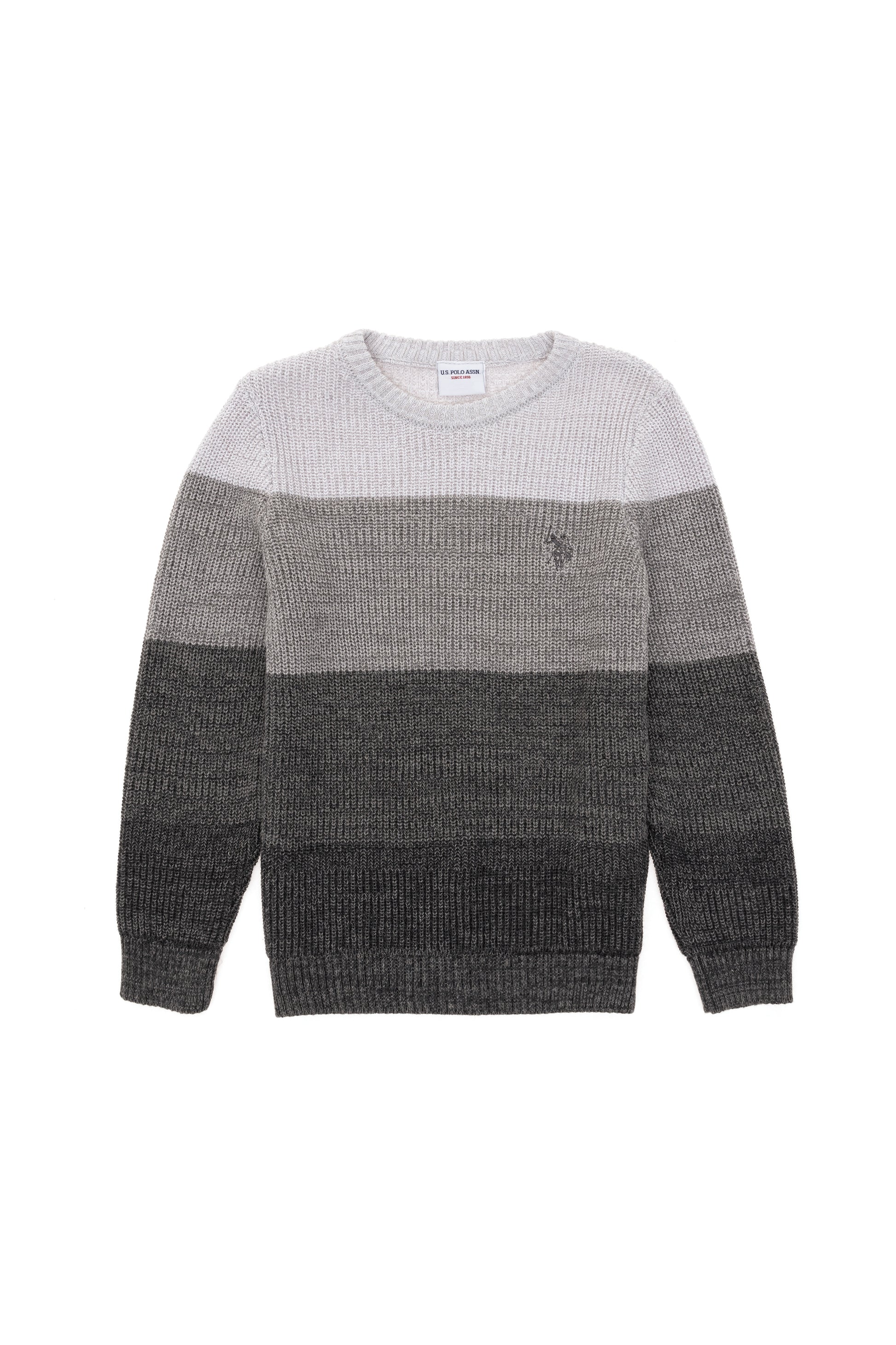 Boy's Anthracite Melange Sweater