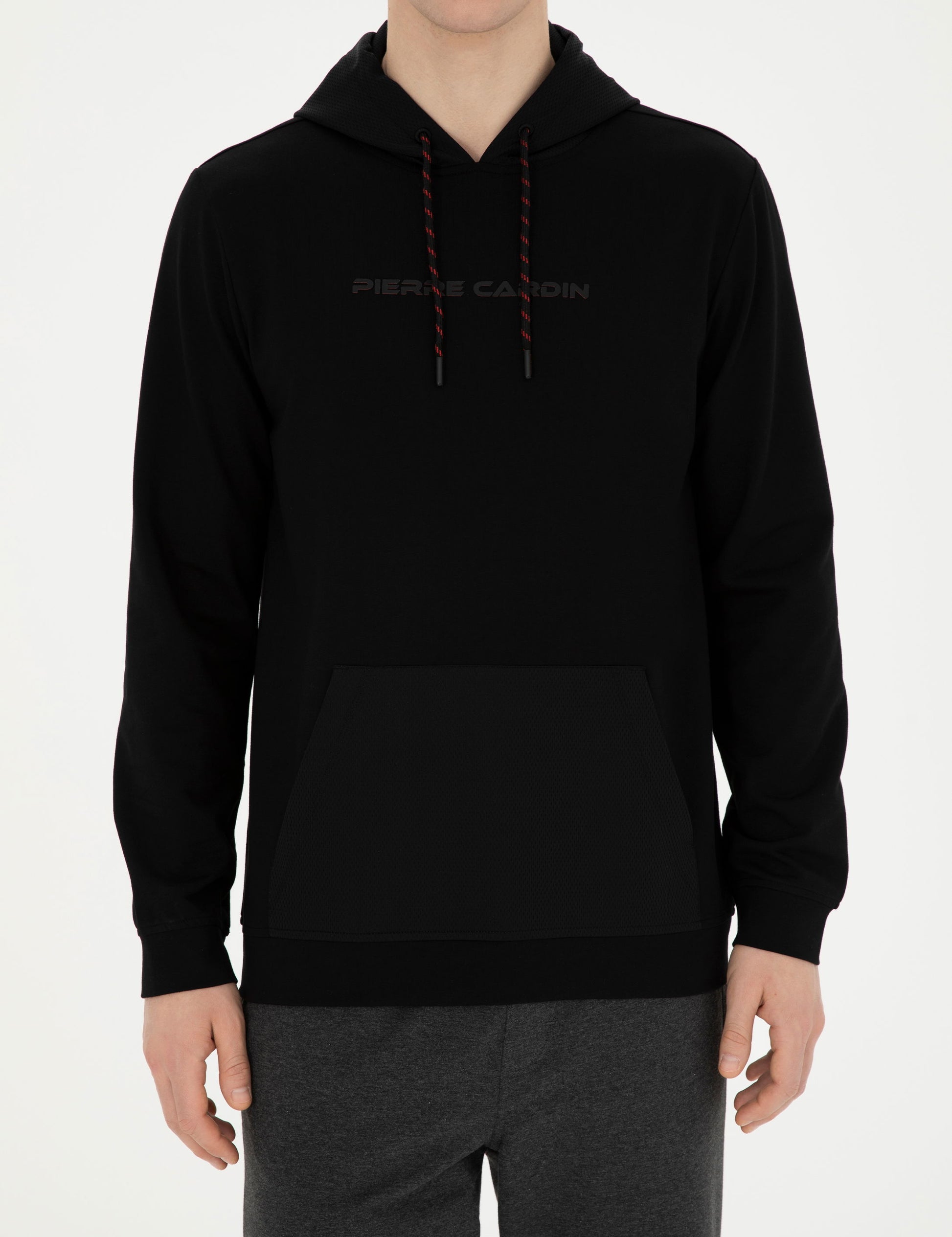 Black Regular Fit Sweatshirt