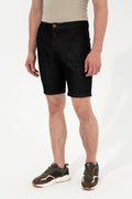 Men's Black Jean Shorts