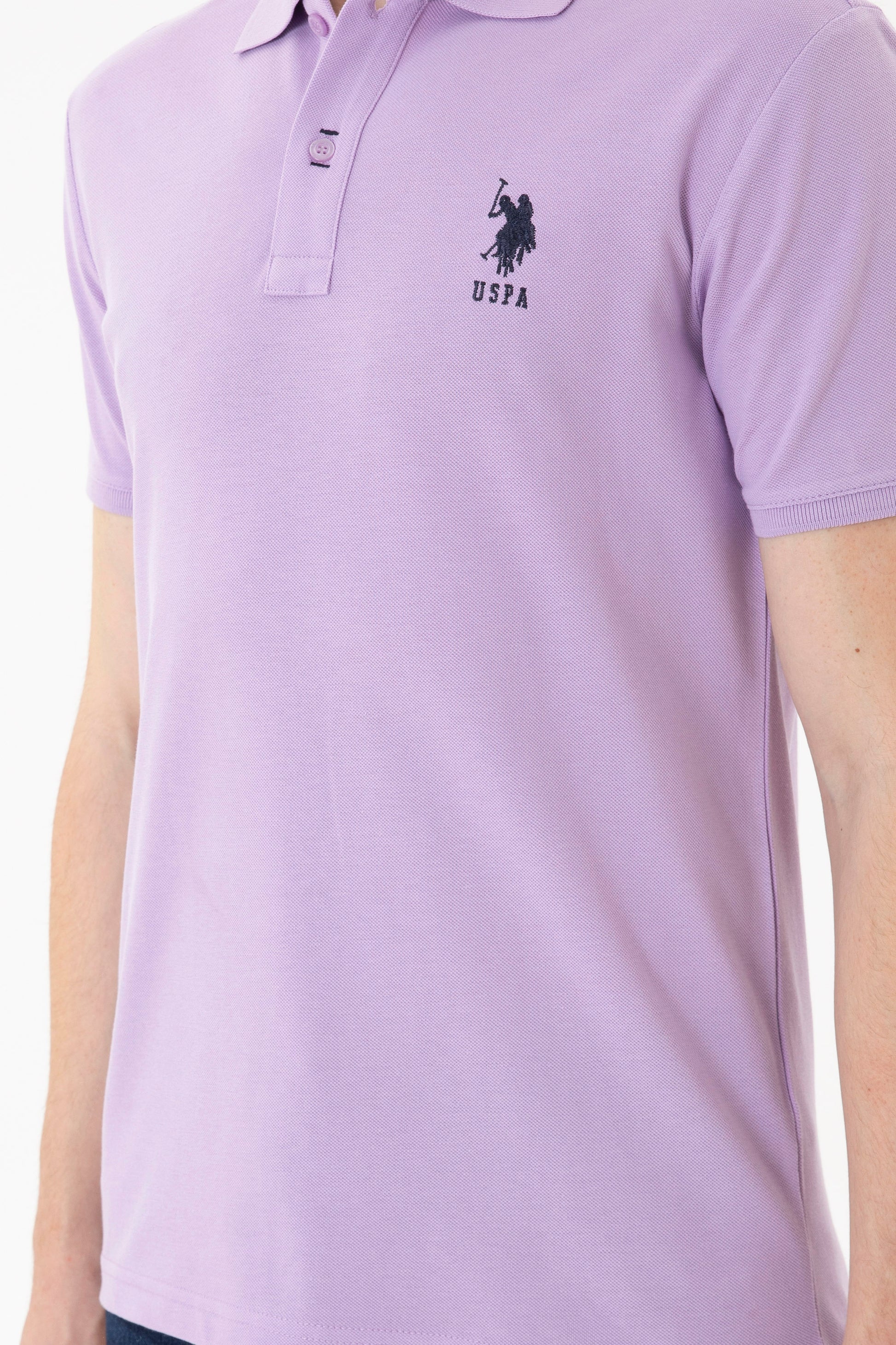 Men's Lilac Basic T-Shirt