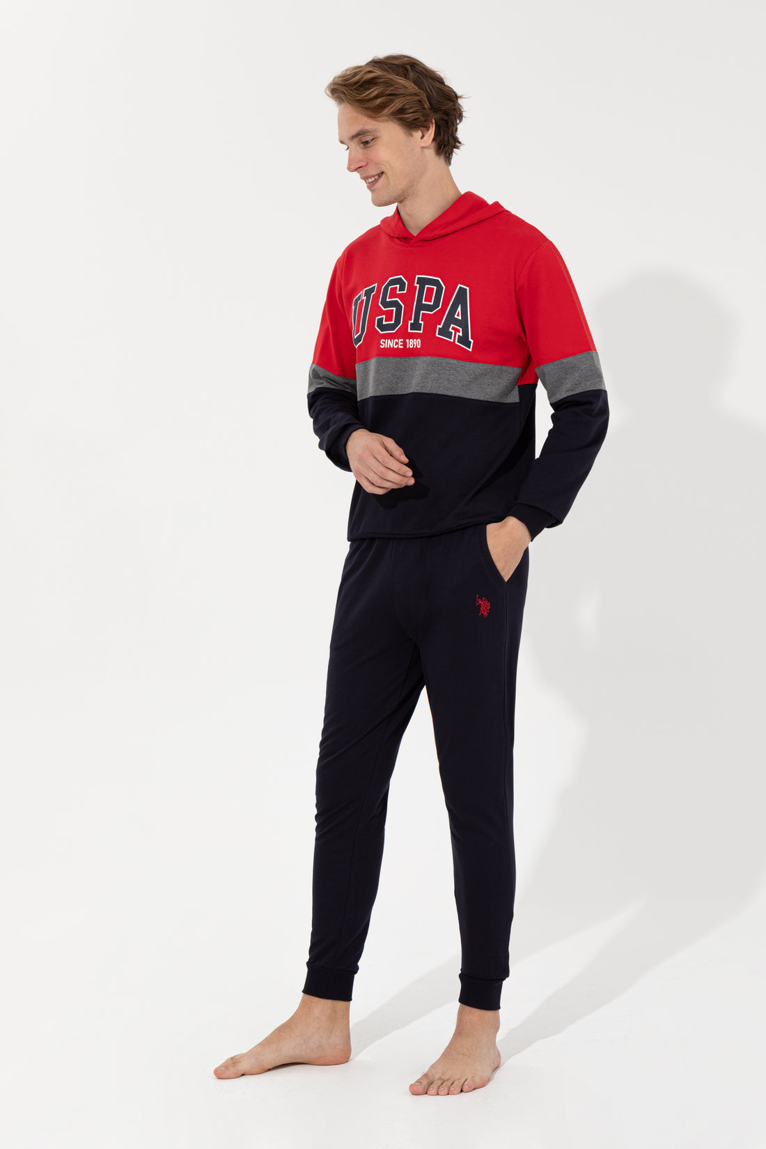 Men's Red Pajama Set