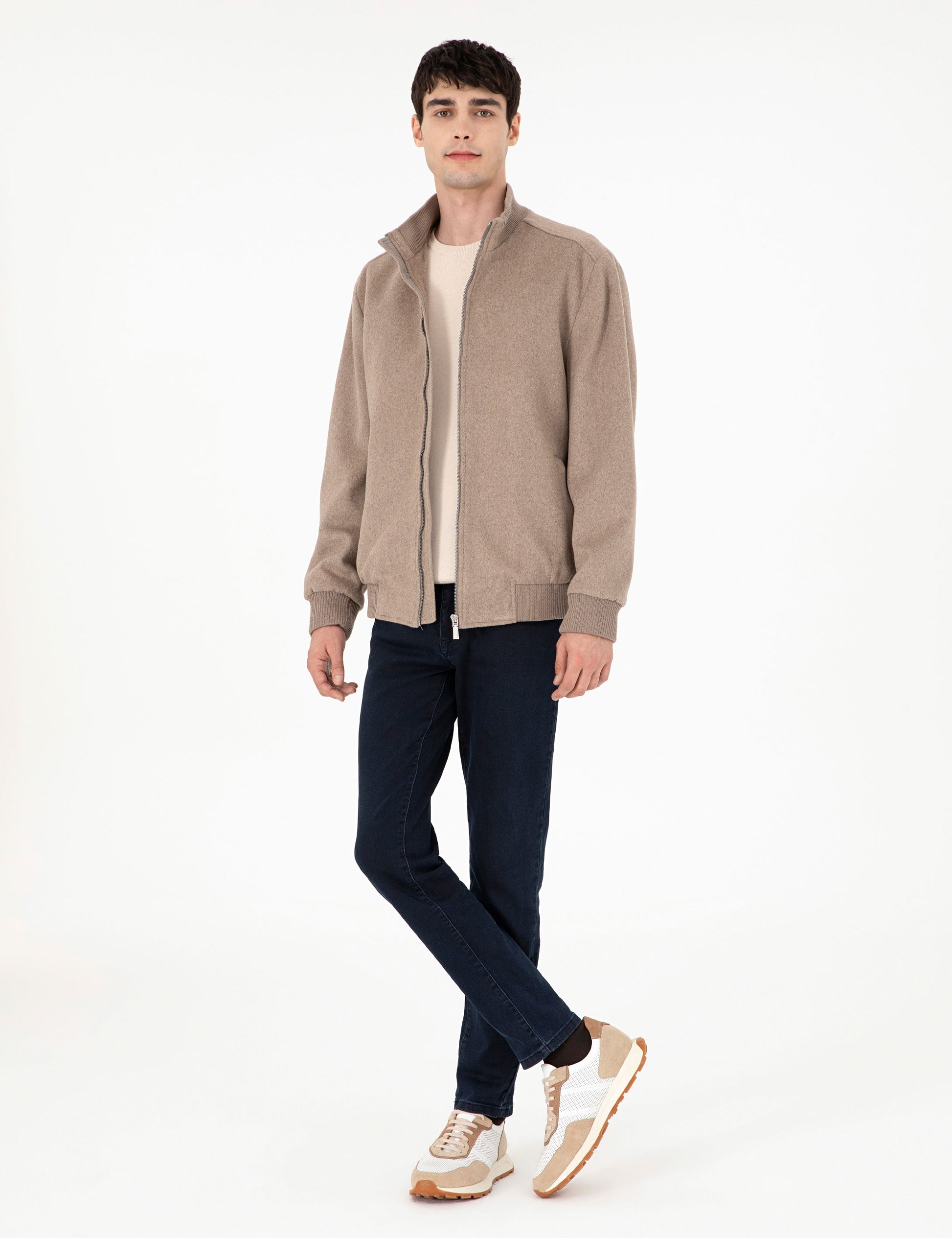Beige Cashmere Coat