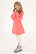 Girl's Pomegranate Flower Knitted Dress